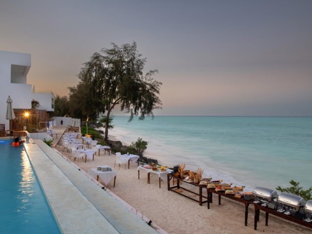 Beach dining experiences at Nungwi Dreams by Manti